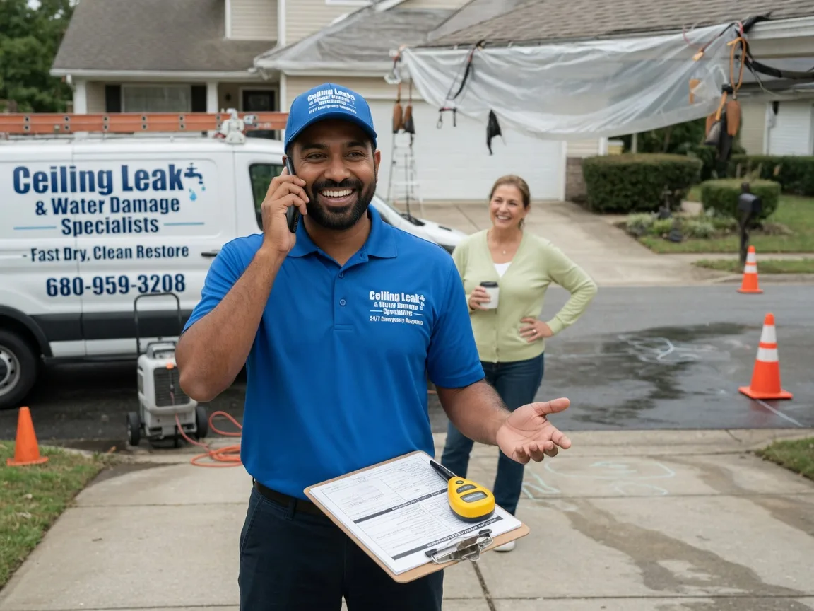 Ceiling Leak Cleanup Kimballton, IA FAQs